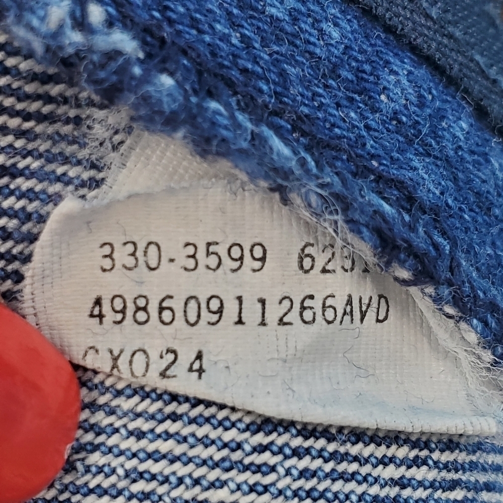 Vintage 90s Lee high waist medium wash cotton jeans 11/12 - Picture 3 of 10